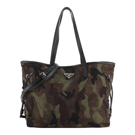 prada camouflage bag|Prada camouflage tote bag.